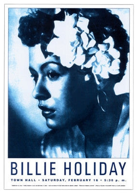 Billie Holiday Town Hall NYC 1946 - 24x17 - concert poster