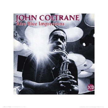 John Coltrane Afro Blue Impressions - 16x16 - album cover poster - Anon