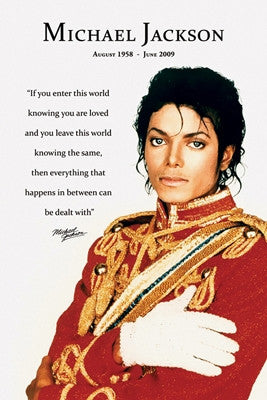 Michael Jackson - Loved - 36x24 - poster - Anon