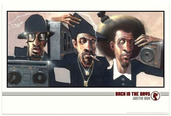 Back In The Days - 24x36 print - Justin Bua