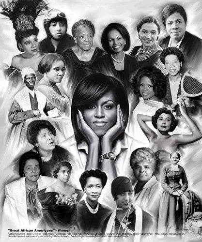 Great African American Women - 24x20 print - Wishum Gregory