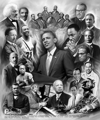 Great African American Men - 24x20 print - Wishum Gregory