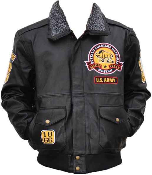 Buffalo Soldiers jacket - leather - BLJD