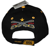Buffalo Soldiers cap - with shield and two-toned bib