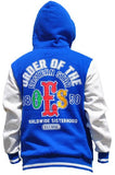 Eastern Star jacket - blue hoodie