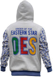 Eastern Star jacket - white hoodie