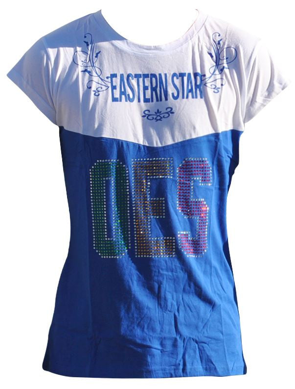 Eastern Star t-shirt - with rhinestones - ERTSB