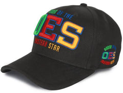 Eastern Star cap - baseball - black - ESW142