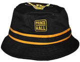 Prince Hall Mason cap - bucket style - black