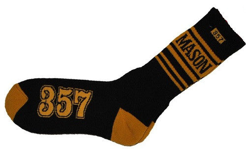 Mason socks - black and gold
