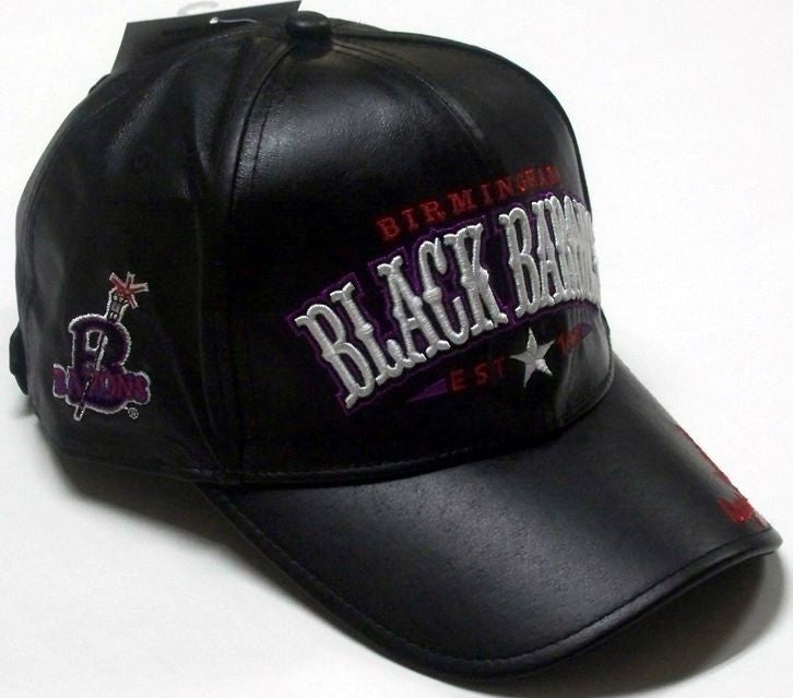 Birmingham Black Barons - Negro League leather cap