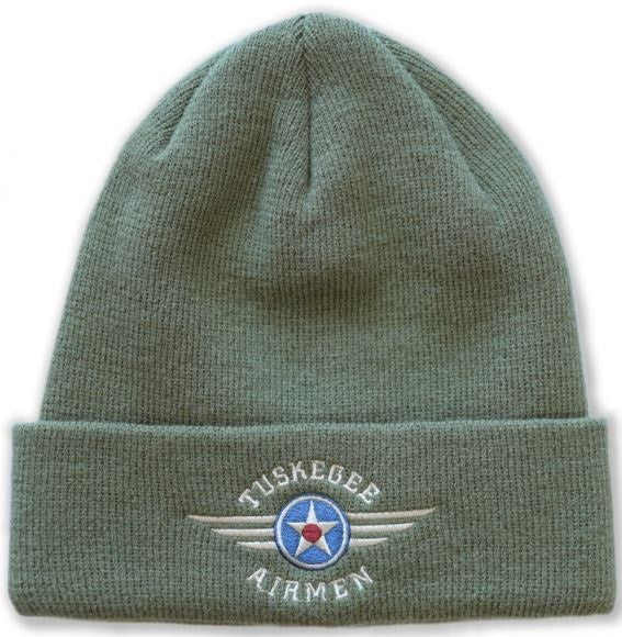 Tuskegee Airmen cap - beanie - green