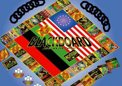 Blackboard - African American board game