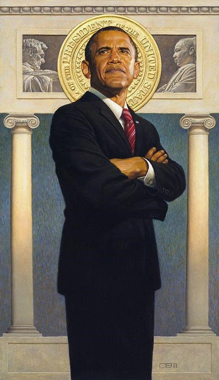 President Obama - 35x21 limited edition print - Thomas Blackshear