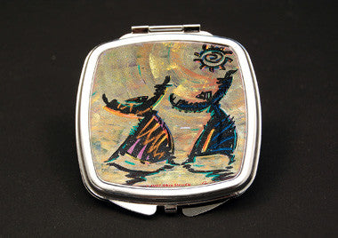 Give Thanks - dual mirror compact