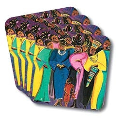 Million Woman March - coasters - set of 4