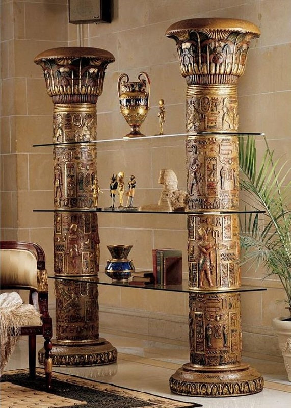Egyptian Columns of Luxor Shelves