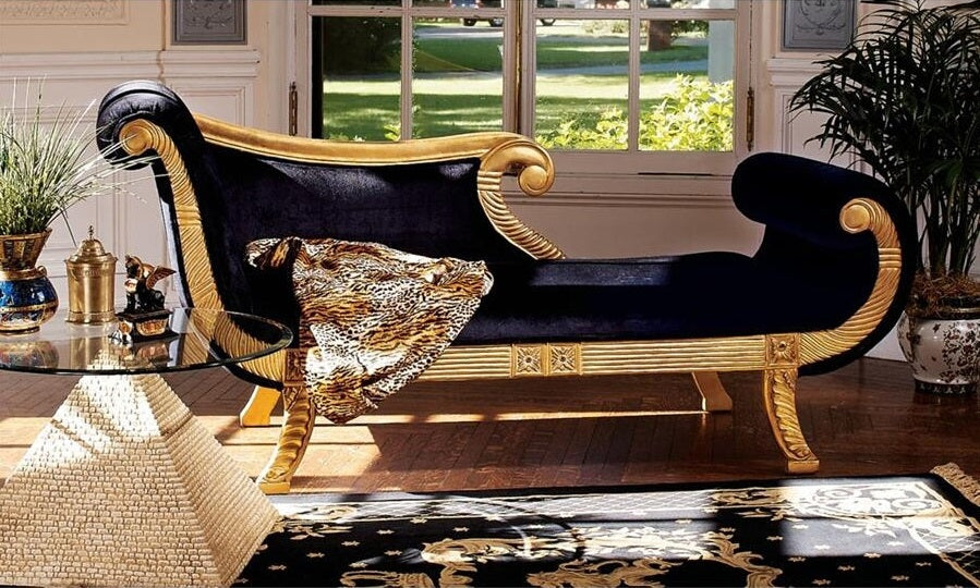 Cleopatra Neoclassical Chaise