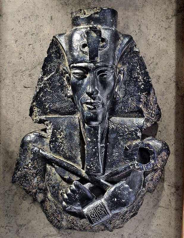 Pharaoh Akhenaten Wall Sculpture