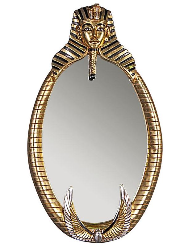 Tutankhamen Oval Wall Mirror