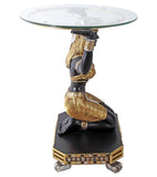 Egyptian Goddess Maat - Glass-Topped Table