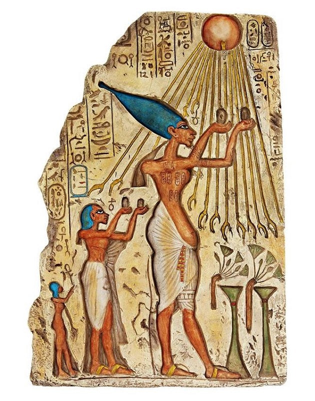 Pharaoh Akhenaten Wall Plaque