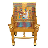 King Tutankhamen Egyptian Throne Chair