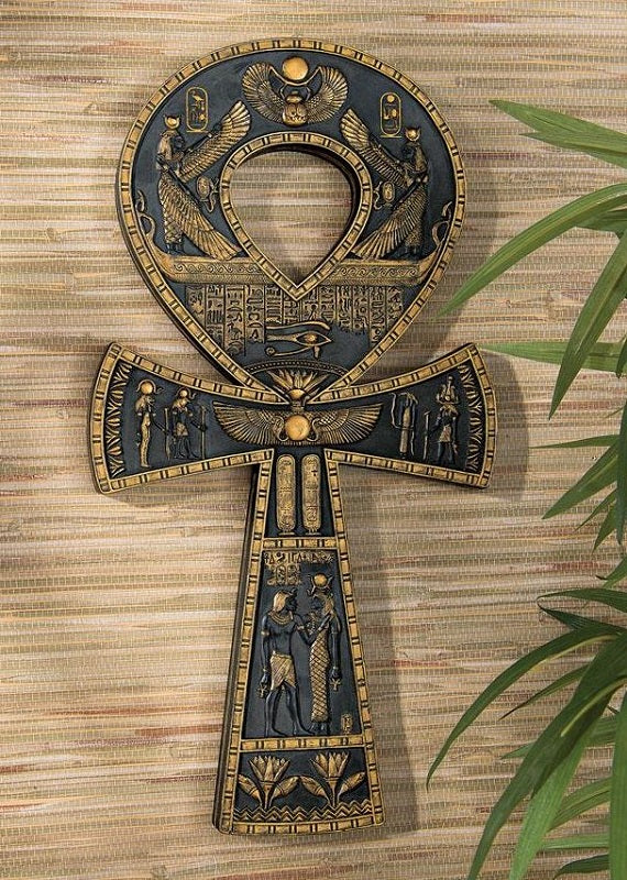 Ankh Egyptian Wall Plaque