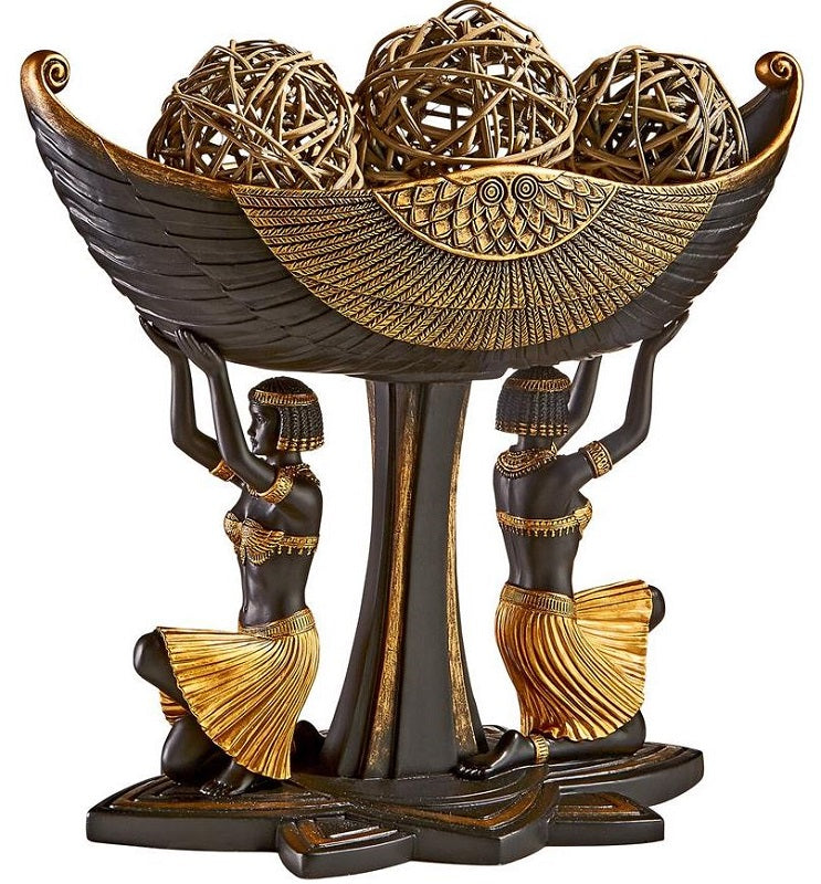 Egyptian Maidens Pedestal Urn