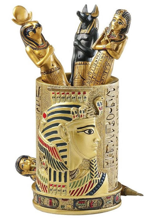 Egyptian Pharaoh Pen Holder