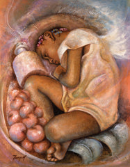 Sleeping Angel - 18x14 - print - Essud Fungcap