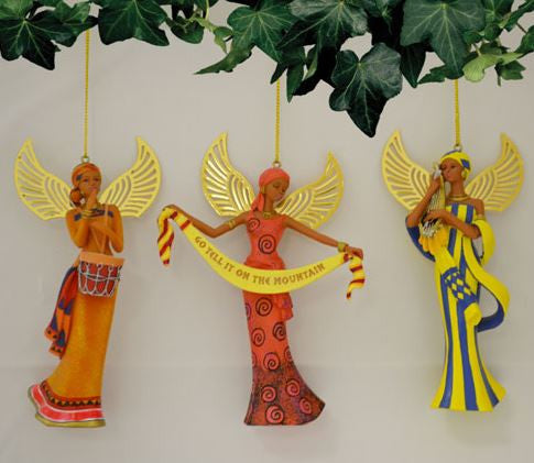 The Lord's Blessings - Keith Mallett angel ornaments set 2