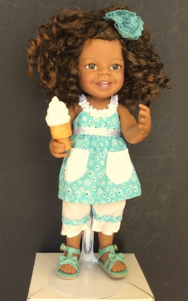 Giggles and Curls - African American collectible doll