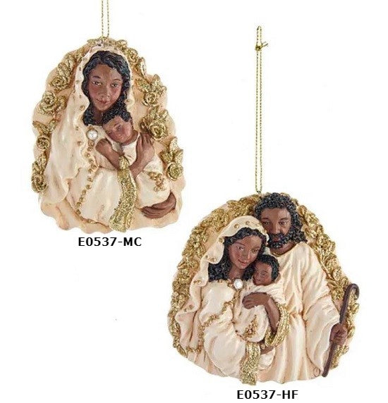 African American Nativity Ornaments