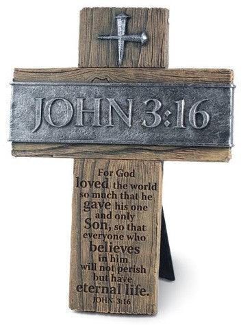 John 3-16 - desk cross