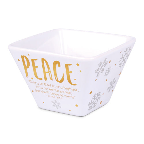 Season of Joy Christmas serving bowl - Peace