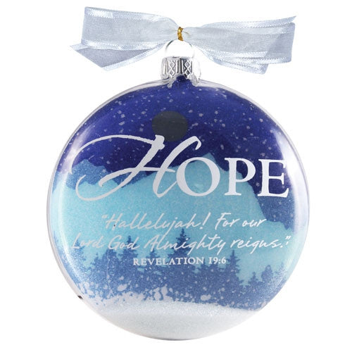 Snow Globe Ornament - Hope