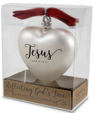 Reflecting Gods Love - Jesus ornament
