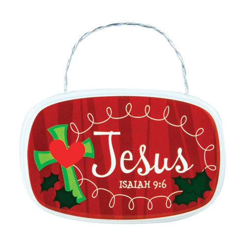 Plaque Ornament - Jesus