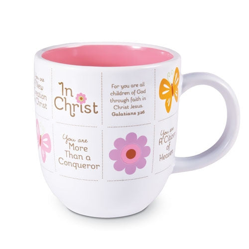 In Christ - butterflies mug