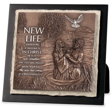 New Life - plaque