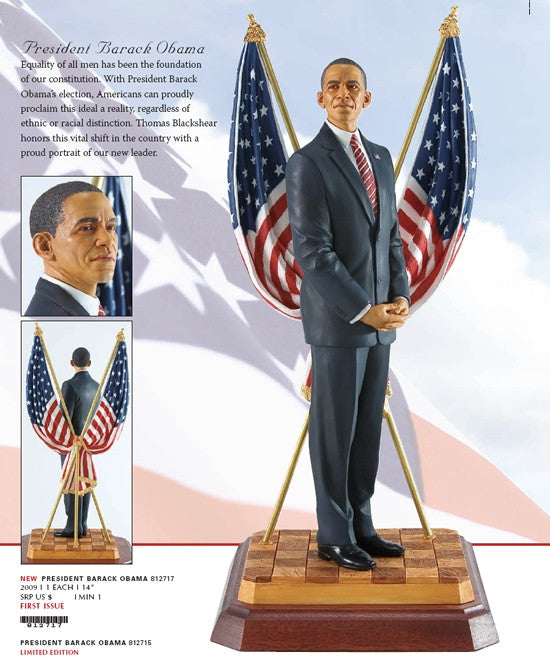 President Barack Obama - Ebony Visions figurine