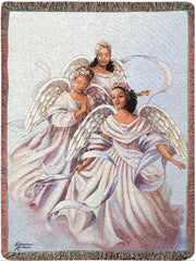 Angelic Trio - tapestry throw