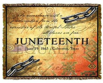 Juneteenth - tapestry throw