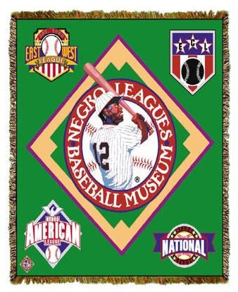 Negro League Baseball Museum - tapestry throw