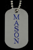 Mason dogtag - silver