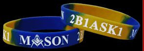 Mason silicone bracelet