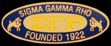 Sigma Gamma Rho lapel pin - founders