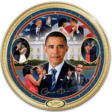 President Obama and First Lady - commemorative plate