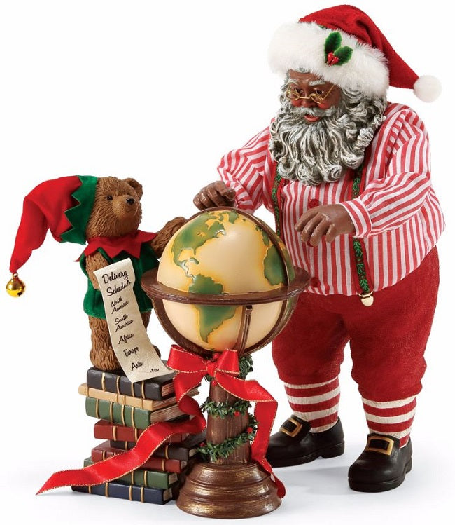 Across The Globe - African American Santa Claus